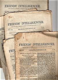 FOURTEEN (14) ISSUES OF "FRIENDS' INTELLIGENCER" ISSUED IN 1860. Edited by an Association of Friends