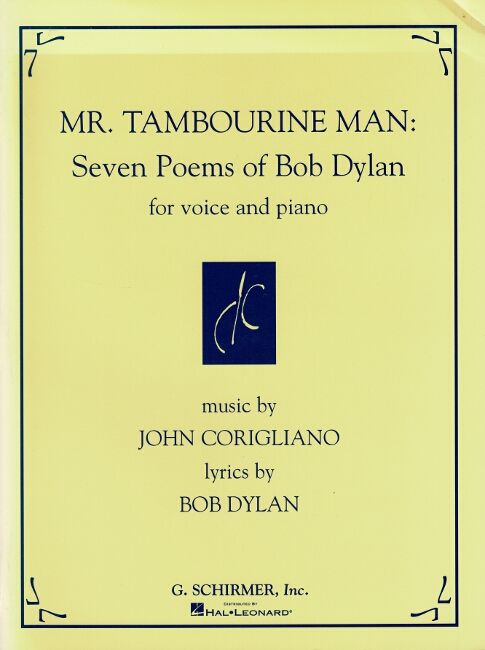 Mr. Tambourine Man: seven poems of Bob Dylan for v