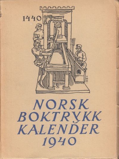 Norsk boktrykk kalender.