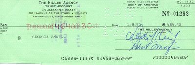 Entertainer Robert Young Signed Check