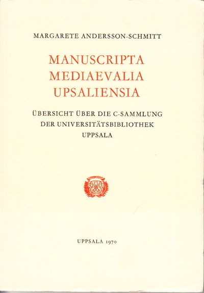 Manuscripta mediaevalia upsaliensia. Übersicht…