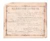 1865 Baltimore marriage license for...; (photo 0)