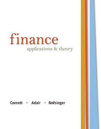 cover of Finance: Applications and Theory (McGraw-Hill/Irwin Series in Finance, Insurance and Real Estate (Hardcover))