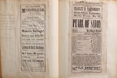[Scrapbook of Theater Programs and Handbills]