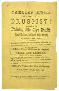Printed Advertisement for Druggist and Dealer of Paints and Dyes - recipes for coloring and Use of Aniline Colors