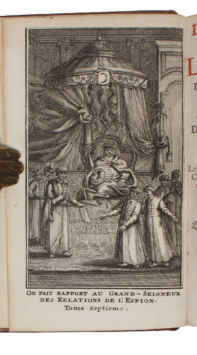 L'espion turc dans les cours des princes chretiens ou lettres et memoires d'un envoye secret de la Porte dans les cours de l'Europe. 7 vols. (photo 7)