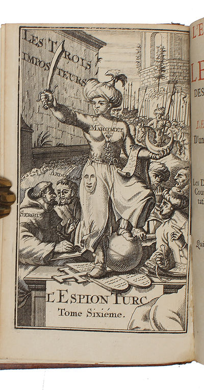 L'espion turc dans les cours des princes chretiens ou lettres et memoires d'un envoye secret de la Porte dans les cours de l'Europe. 7 vols. (photo 9)