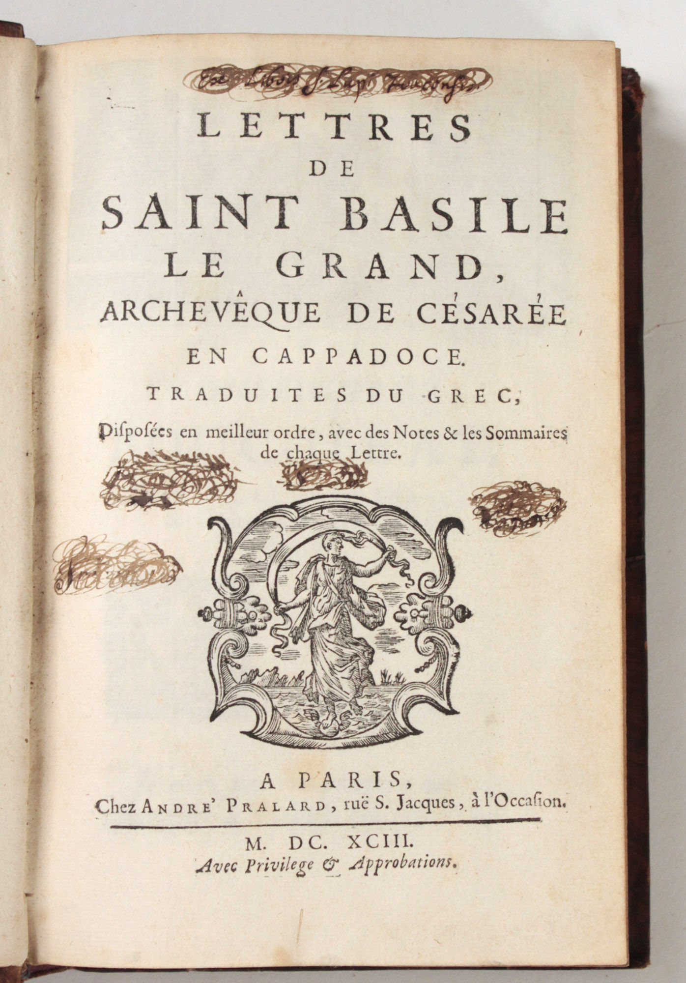 Lettres de Saint Basile le Grand, archevêque de Césarée en Cappadoce