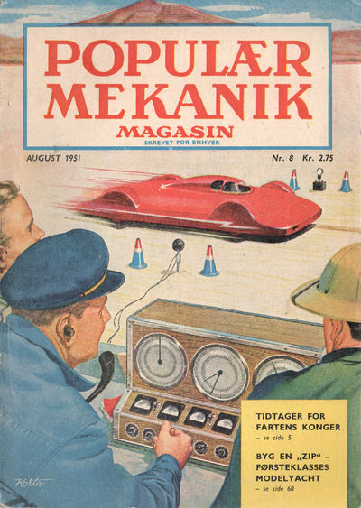 Populær mekanik. August 1951
