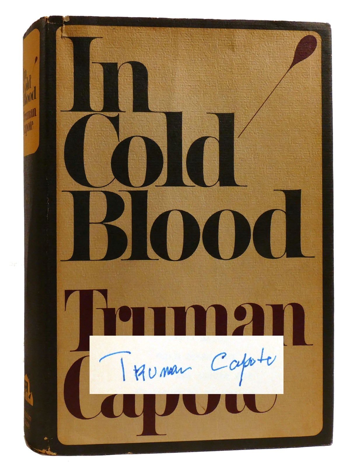 In Cold Blood Signed First Page) by CAPOTE, Truman | Typescript
