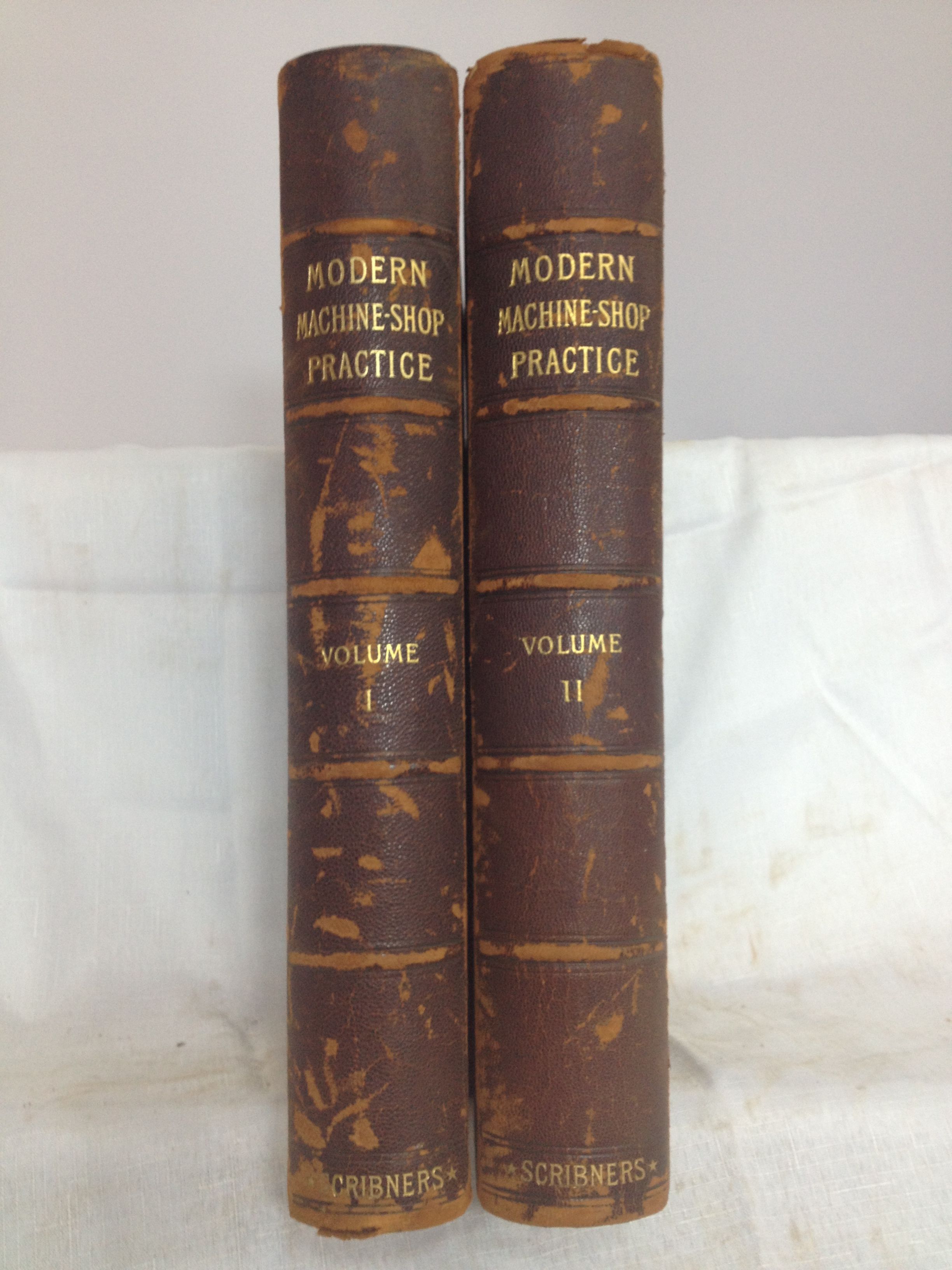 Modern Machine Shop Practice (2 volume set) by Joshua Rose 18870101