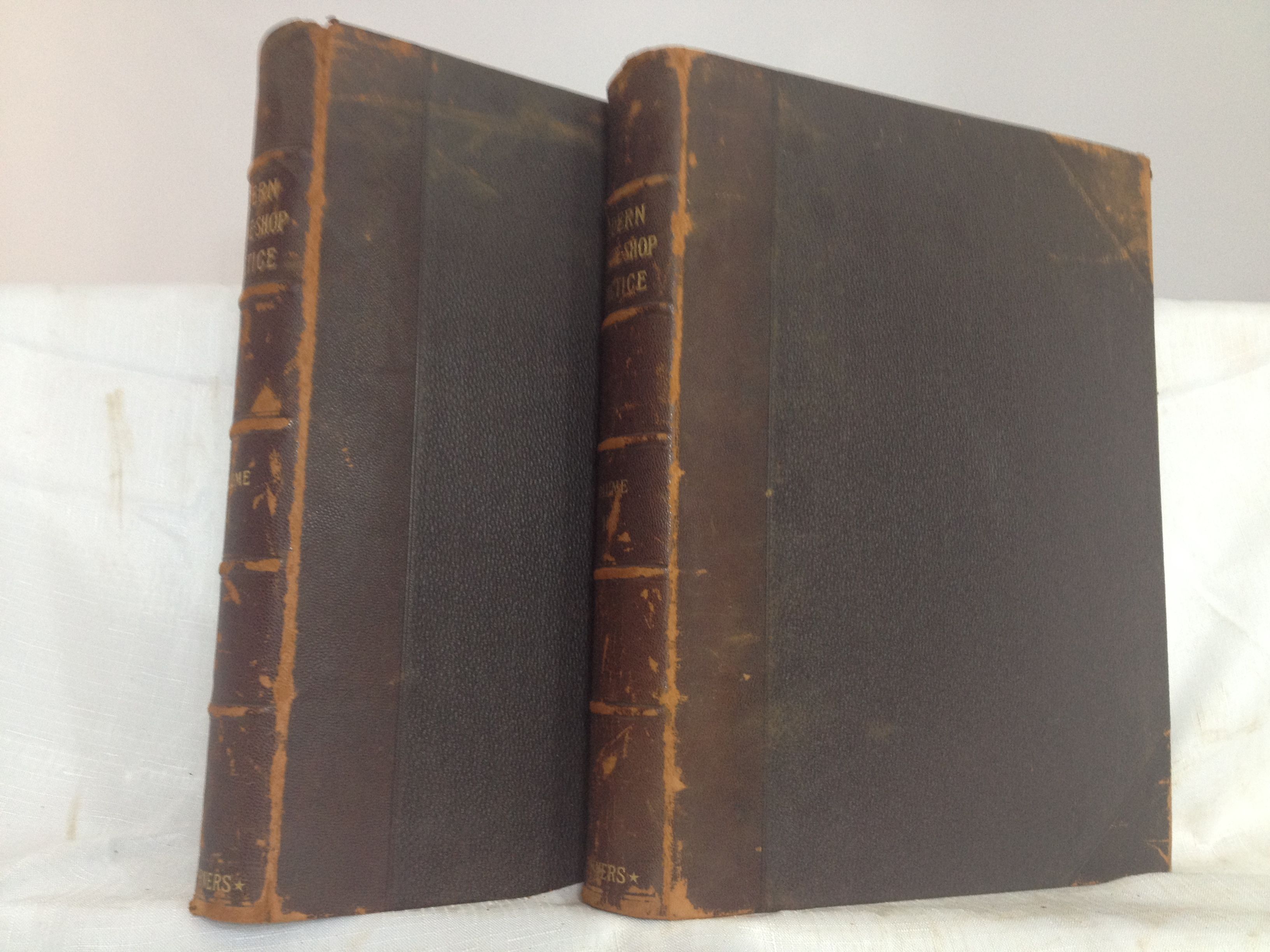 Modern Machine Shop Practice (2 volume set) by Joshua Rose Hardcover