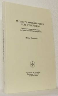 Women´s Opportunities For Well-Being. Studies of…
