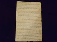Manuscript Document to Create a New Precinct in Colonial Massachusetts.