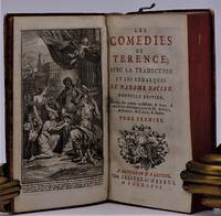 image of Les comédies de Térence, avec la traduction et les remarques de Madame Dacier. Nouvelle édition, corrigée d'un nombre considérables de fautes, & enrichie des différentes leçons de Mr. Bentlei, de Donat, de Faern, & D'autres. In Three Volumes