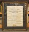 DOCTOR OF MEDICINE DIPLOMA ISSUED TO FLETCHER TALBOT FROM TRANSYLVANIA UNIVERSITY SIGNED BY HENRY CLAY AND 12 OTHERS