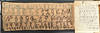 Original cotton on linen sampler framed with a 12 line manuscript poem dated 1827