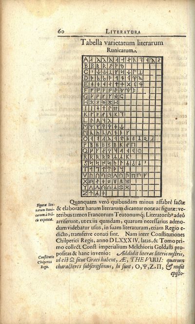 Runer Seu Danica Literature antiqvissima, Vulgo Gothica dicta luci reddita. Opera Olai Wormii D. Medicinæ in Academia Hafniensi Profess. P. Cui accessit De Prisca Danorum Poesi Dissertatio. Editio secunda auctior & locupletior. (photo 2)