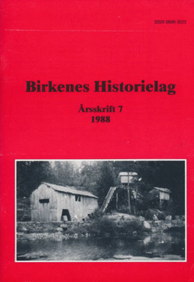 BIRKENES HISTORIELAG.  Årsskrift