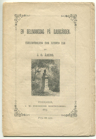 En Bellmansdag på Djurgården. Frihandsteckning…