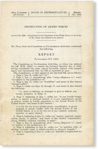 Obstruction of Armed Forces [89th Congress, 2d Session, Report no. 1908]