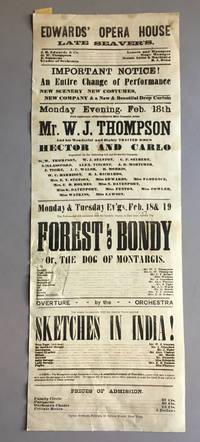 Edwards' Opera House- Late Seaver's An Entire Change of Performance [February 18 & 19 1867...