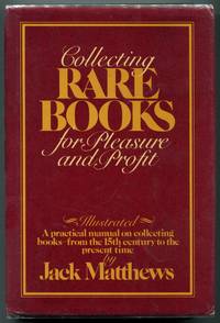 cover of Collecting Rare Books for Pleasure and Profit