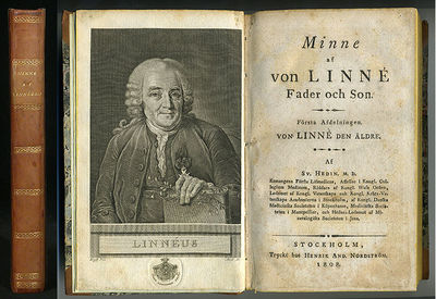 Minne af von Linné, fader och son. I-II.