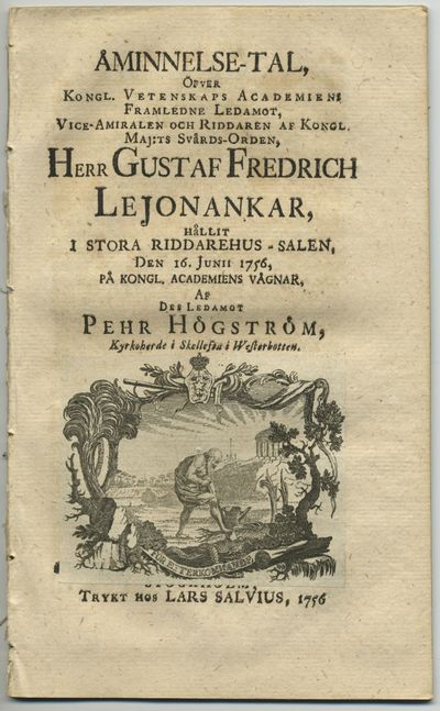 Åminnelse-tal, öfver kongl. Vetenskaps academiens…