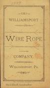 WILLIAMSPORT WIRE ROPE COMPANY, WILLIAMSPORT, PA. Price List