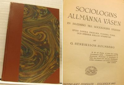 Sociologins allmänna väsen. En inledning till…