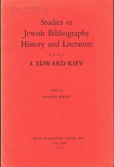 Jewish bookplate literature: an annotated…