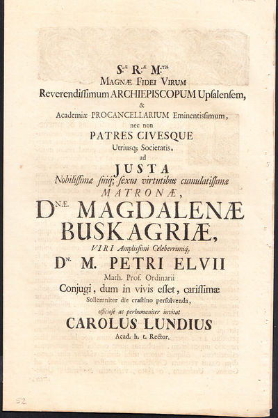 Magnæ fidei virum reverendissimum archiepiscopum…