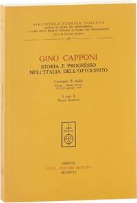 Gino Capponi Storia e Progresso Nell'Italia dell'Ottocento