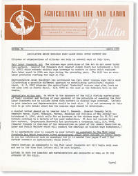 Agricultural Life and Labor Bulletin, No. 34, March, 1959