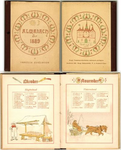 Almanach år 1889. Almanach anno 1889.