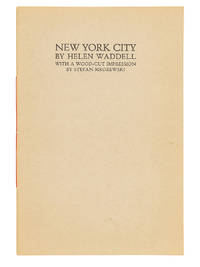 New York City by WADDELL, HELEN - 1969