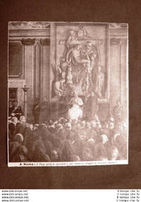 Roma nel 1936 Papa Pio XI parla a sacerdoti e monache fuggite dalla Spagna