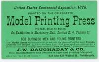 Model Printing Press