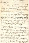 Autograph Letter Signed, Oswego, November 1st, 1820, to George Tibbitts, Albany