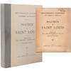 PSAUTIER DE SAINT LOUIS. Reproduction des 86 Miniatures du Manuscrit Latin 10526 de la Bibliotheque Nationale. Bibliotheque Nationale, Department des Manuscrits