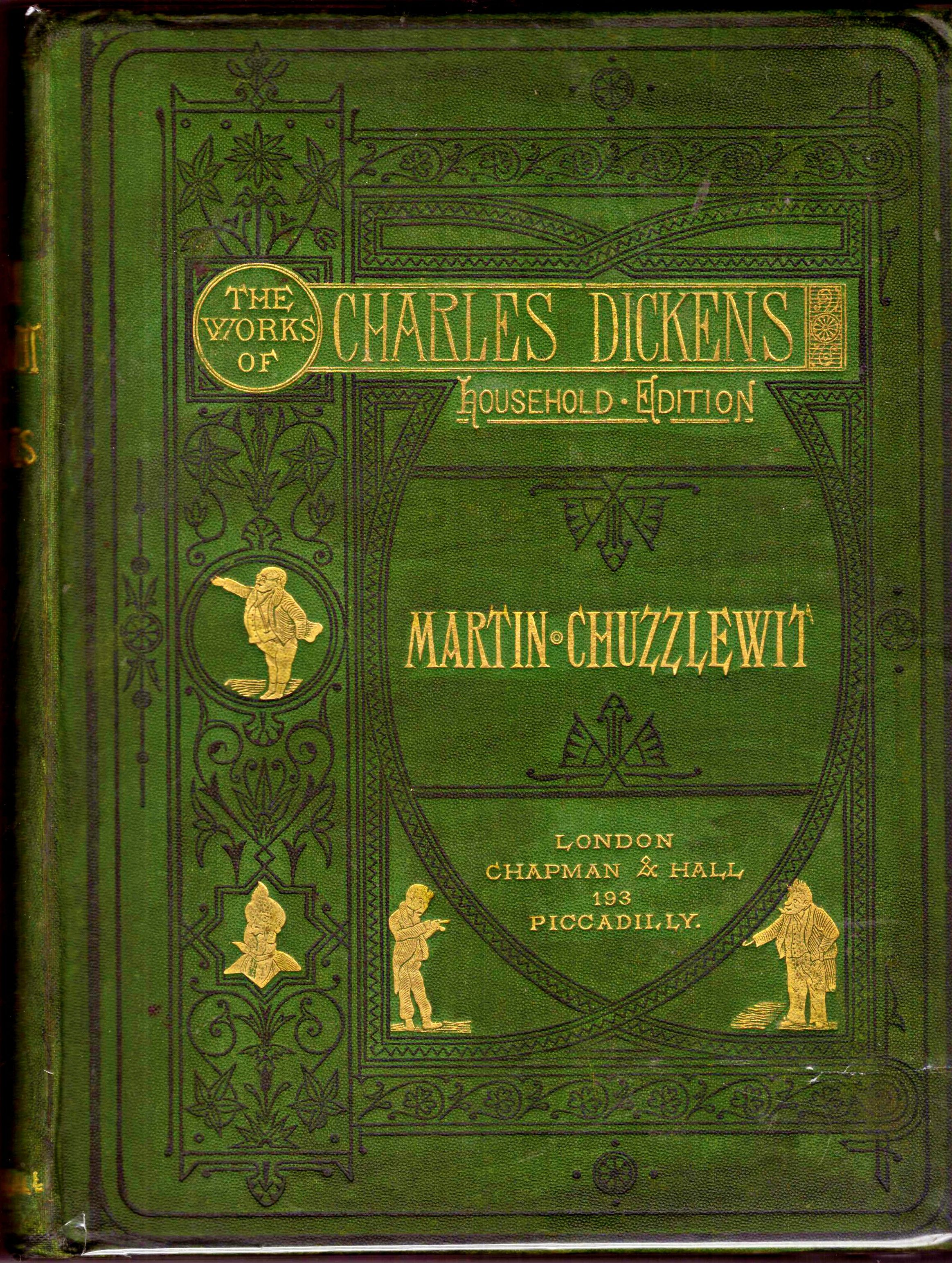 MARTIN CHUZZLEWIT. by DICKENS, CHARLES | Hard Cover Green Cloth