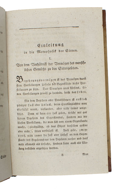 Metaphysische Anfangsgründe der Rechtslehre. - [KANT'S PHILOSOPHY OF LAW] (photo 3)
