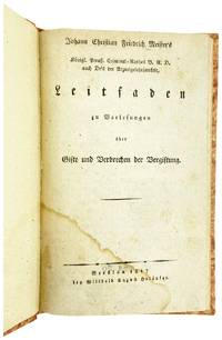 Leitfaden zu Vorlesungen uber Gifte und Verbrechen der Vergiftung [Notes from Lectures on Poison and Crimes of Poisoning]