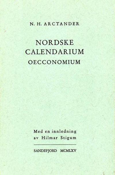 Nordiske Calendarium. Faksimile