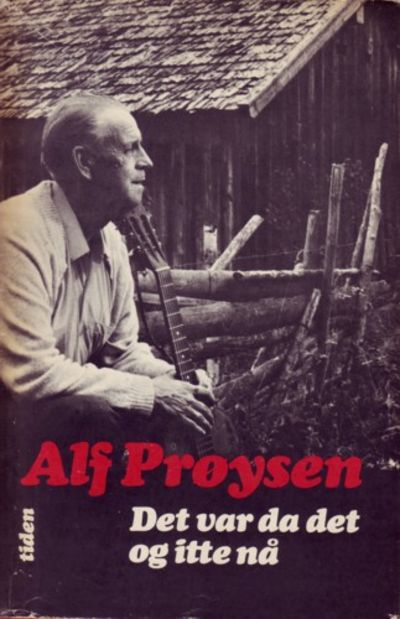 Det var da det og itte nå