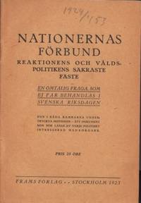 Nationernas förbund. Reaktionens och…