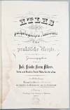 Atlas der pathologischen Anatomie für praktische Aertze. 4 pts. in 1 vol. [with] Erlaüterung zu dem Atlasse der pathologischen Anatomie. 5 pts in 4 vols
