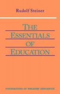 image of The Essentials of Education (Foundations of Waldorf Education)