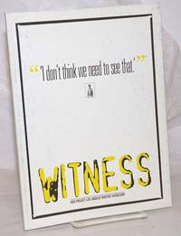 image of Witness: AIDS Project Los Angeles Writers Workshop; volume three: